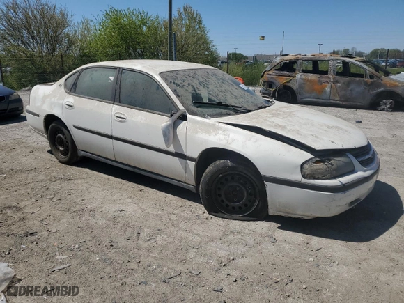 2003 Chevrolet Impala with VIN 2G1WF52E839200013, listed as a Copart auction lot 51873464 with 0 mi miles and Non Repairable. Bid and sale history available at carsss.com. Image 4.