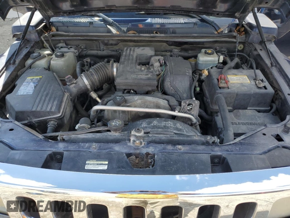 2007 Hummer H3 SUV with VIN 5GTDN13E178165852, listed as a Copart auction lot 72340514 with 241,269 mi miles and Salvage Title. Bid and sale history available at carsss.com. Image 12.