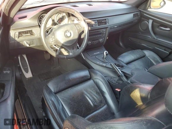 2009 BMW M3 with VIN WBSWD93599P361282, listed as a Copart auction lot 75952754 with 116,962 mi miles and Salvage title. Bid and sale history available at DreamBid. Image 8.