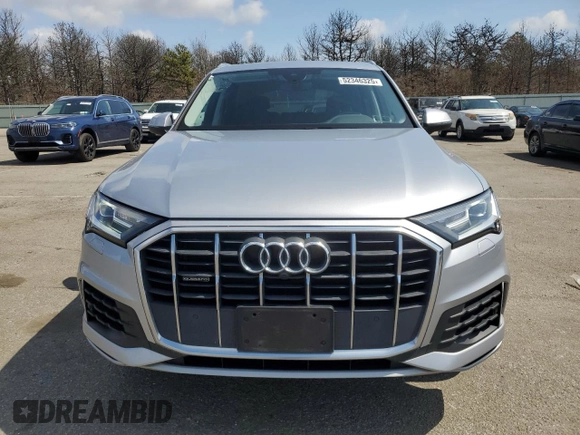 2020 Audi Q7 Premium with VIN WA1AJAF70LD010885, listed as a Copart auction lot 52346325 with 51,962 mi miles and Salvage Title. Bid and sale history available at carsss.com. Image 5.