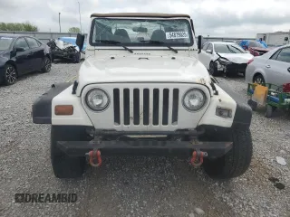 1998 Jeep Wrangler SE with VIN 1J4FY29P6WP796472, listed as a Copart auction lot 54879025 with 118,664 mi miles and Salvage title. Bid and sale history available at DreamBid. Image 5.