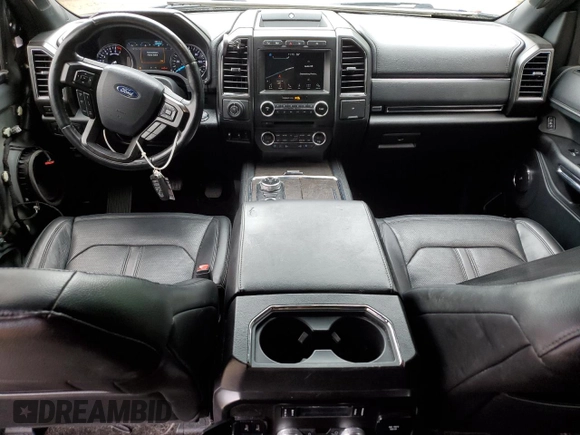 2018 Ford Expedition Max Limited with VIN 1FMJK2ATXJEA57518, listed as a Copart auction lot 58516955 with 96,612 mi miles and Salvage title. Bid and sale history available at DreamBid. Image 8.