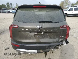 2021 Kia Telluride S with VIN 5XYP64HC1MG190099, listed as a Copart auction lot 51668005 with 60,978 mi miles and Salvage title. Bid and sale history available at DreamBid. Image 6.