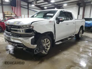 2019 Chevrolet Silverado 1500 LTZ with VIN 1GCRYGED8KZ214317, listed as a Copart auction lot 86536274 with 69,061 mi miles and Salvage Title. Bid and sale history available at DreamBid. Image 1.