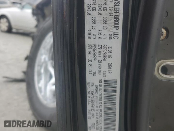 2014 Ram 1500 Express with VIN 1C6RR7KT8ES470115, listed as a Copart auction lot 46086305 with 100,036 mi miles and Salvage Title. Bid and sale history available at carsss.com. Image 14.
