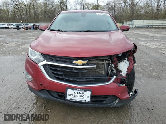2020 Chevrolet Equinox LT with VIN 2GNAXUEV5L6201522, listed as a Copart auction lot 53795165 with 100,318 mi miles and Salvage Title. Bid and sale history available at DreamBid. Image 5.