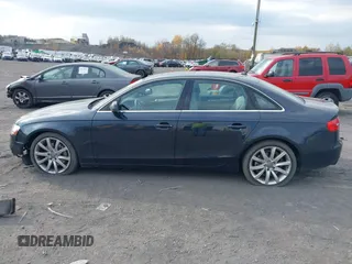 2013 Audi A4 Premium Plus with VIN WAUFFAFL2DN034768, listed as a IAAI auction lot 40727577 with 215,069 mi miles. Bid and sale history available at carsss.com. Image 14.