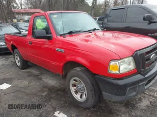 2007 Ford Ranger XL with VIN 1FTYR10U57PA52033, listed as a IAAI auction lot 41616576 with 130,010 mi miles. Bid and sale history available at carsss.com. Image 1.