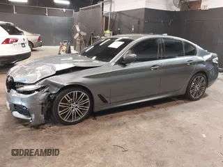 2019 BMW 5 Series 530i xDrive with VIN WBAJA7C54KG911943, listed as a IAAI auction lot 41708165 with 92,948 mi miles. Bid and sale history available at carsss.com. Image 14.