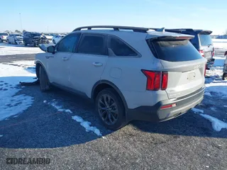 2023 Kia Sorento X-Line EX with VIN 5XYRHDLF8PG177598, listed as a IAAI auction lot 41289002 with 51,159 mi miles. Bid and sale history available at carsss.com. Image 3.
