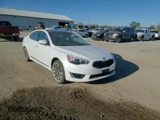 2014 Kia Cadenza Limited with VIN KNALN4D73E5166548, listed as a Copart auction lot 77431574 with 96,322 mi miles and Salvage Title. Bid and sale history available at carsss.com. Image 11.