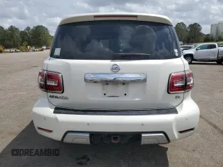 2017 Nissan Armada SV with VIN JN8AY2NC4H9503019, listed as a Copart auction lot 51537995 with 157,084 mi miles and Clean Title. Bid and sale history available at carsss.com. Image 6.