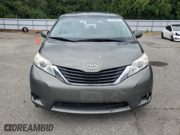 2011 Toyota Sienna LE AAS with VIN 5TDKK3DCXBS126391, listed as a Copart auction lot 62604005 with 252,346 mi miles and Salvage title. Bid and sale history available at DreamBid. Image 5.