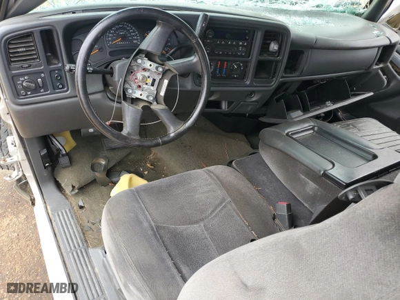 2007 GMC Sierra 1500 Work Truck with VIN 1GTEC19Z77Z162590, listed as a Copart auction lot 80102564 with 0 mi miles and Salvage Title. Bid and sale history available at carsss.com. Image 8.