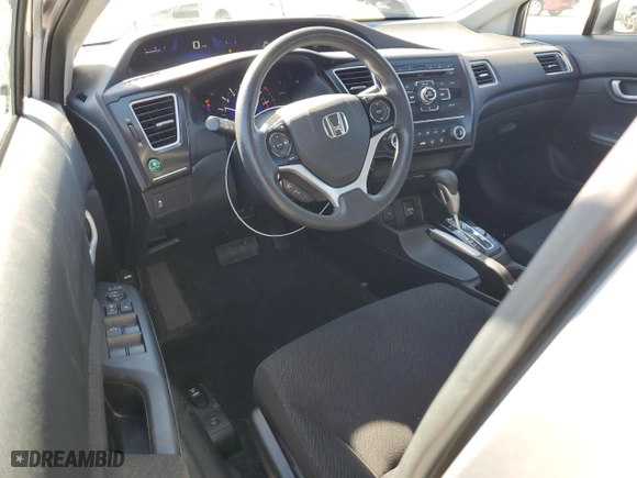 2013 Honda Civic Sdn LX with VIN 2HGFB2F56DH601502, listed as a Copart auction lot 45399845 with 31,092 mi miles and Salvage Title. Bid and sale history available at carsss.com. Image 8.