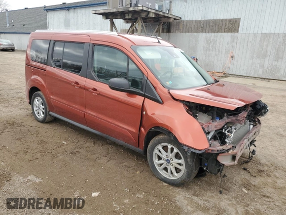 2022 Ford Transit Connect XLT with VIN NM0GE9F25N1509870, listed as a Copart auction lot 50624425 with 14,851 mi miles and Clean title. Bid and sale history available at DreamBid. Image 4.