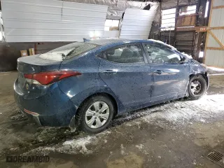 2016 Hyundai Elantra Limited with VIN KMHDH4AE2GU501076, listed as a Copart auction lot 43601095 with 74,386 mi miles and Salvage Title. Bid and sale history available at carsss.com. Image 3.
