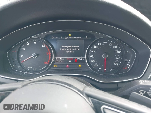 2021 Audi A4 S line Premium with VIN WAUDAAF44MA054560, listed as a IAAI auction lot 41165005 with 31,548 mi miles and . Bid and sale history available at DreamBid. Image 7.
