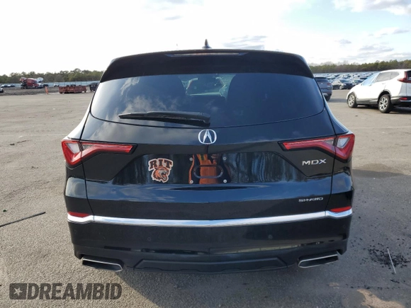 2022 Acura MDX w/Technology Package with VIN 5J8YE1H45NL037697, listed as a Copart auction lot 87416494 with 16,762 mi miles and Salvage Title. Bid and sale history available at carsss.com. Image 6.