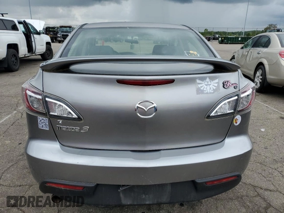 2010 Mazda 3 i Touring with VIN JM1BL1SFXA1343448, listed as a Copart auction lot 56531055 with 156,069 mi miles and Salvage Title. Bid and sale history available at DreamBid. Image 6.