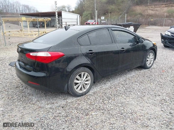 2014 Kia Forte LX with VIN KNAFX4A67E5206469, listed as a IAAI auction lot 41858764 with 95,620 mi miles. Bid and sale history available at carsss.com. Image 4.
