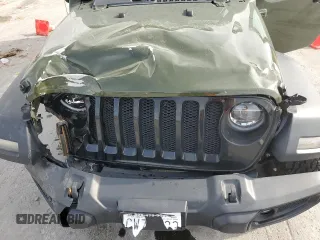 2021 Jeep Wrangler Unlimited Willys с VIN 1C4HJXDG9MW740262, выставлен на аукционе Copart как лот 54051745 с пробегом Не указан миль и Списание • Salvage title. История ставок и продаж доступна на DreamBid. Изображение 11.