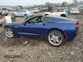 2019 Chevrolet Corvette 1LT z VIN 1G1YA2D79K5107596, wystawiony jako Copart lot #53539975 z przebiegiem Nie podano mil oraz Szkody całkowita. Historia ofert i sprzedaży dostępna na DreamBid. Obrazek 2.