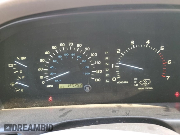 2002 Lexus LX 470 z VIN JTJHT00W123521886, wystawiony jako Copart lot #49223485 z przebiegiem 190 398 mil mil oraz Czysty tytuł • Clean title. Historia ofert i sprzedaży dostępna na DreamBid. Obrazek 9.