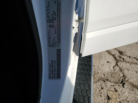 2023 Ram 1500 Laramie with VIN 1C6SRFJT3PN512320, listed as a Copart auction lot 48335525 with 24,075 mi miles and Salvage title. Bid and sale history available at DreamBid. Image 12.