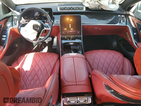 2024 Mercedes-Benz S 580e with VIN W1K6G6KBXRA276299, listed as a Copart auction lot 52619025 with 22,364 mi miles and Salvage Title. Bid and sale history available at DreamBid. Image 8.