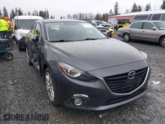 2016 Mazda 3 S Grand Touring z VIN JM1BM1N37G1351062, wystawiony jako IAAI lot #41573775 z przebiegiem 68 634 mil mil oraz . Historia ofert i sprzedaży dostępna na DreamBid. Obrazek 1.