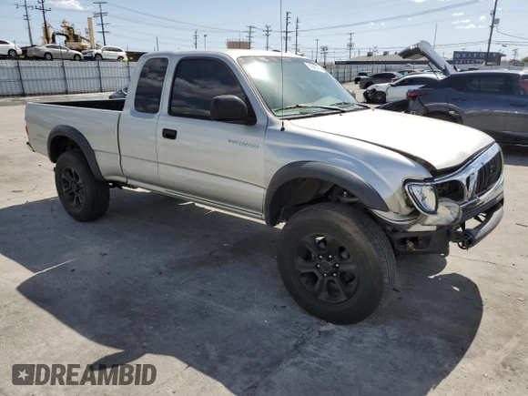 2003 Toyota Tacoma PreRunner with VIN 5TESN92N03Z180995, listed as a Copart auction lot 51848725 with 166,690 mi miles and Salvage Title. Bid and sale history available at carsss.com. Image 4.