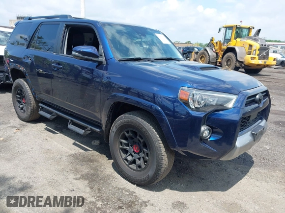 2022 Toyota 4Runner TRD Off Road Premium z VIN JTERU5JR7N6037617, wystawiony jako IAAI lot #42371339 z przebiegiem 35 601 mil mil oraz . Historia ofert i sprzedaży dostępna na DreamBid. Obrazek 1.