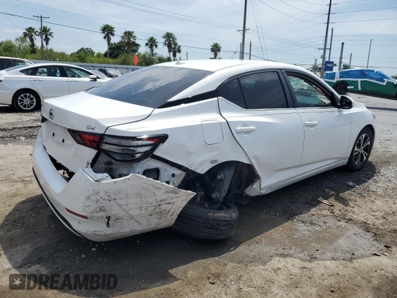 2021 Nissan Sentra SV z VIN 3N1AB8CV2MY252450, wystawiony jako Copart lot #54003805 z przebiegiem 80 156 mil mil oraz Nie do naprawy • Non repairable. Historia ofert i sprzedaży dostępna na DreamBid. Obrazek 3.