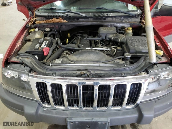 2002 Jeep Grand Cherokee Laredo with VIN 1J4GW48S22C164159, listed as a Copart auction lot 89146265 with 135,087 mi miles and Salvage Title. Bid and sale history available at carsss.com. Image 12.