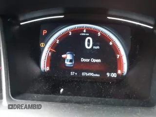 2019 Honda Civic Sedan Sport with VIN 19XFC2F85KE200828, listed as a IAAI auction lot 41807119 with 76,490 mi miles. Bid and sale history available at carsss.com. Image 15.