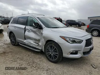2017 Infiniti QX60 with VIN 5N1DL0MN5HC528217, listed as a Copart auction lot 51787505 with 118,053 mi miles and Salvage Title. Bid and sale history available at DreamBid. Image 4.