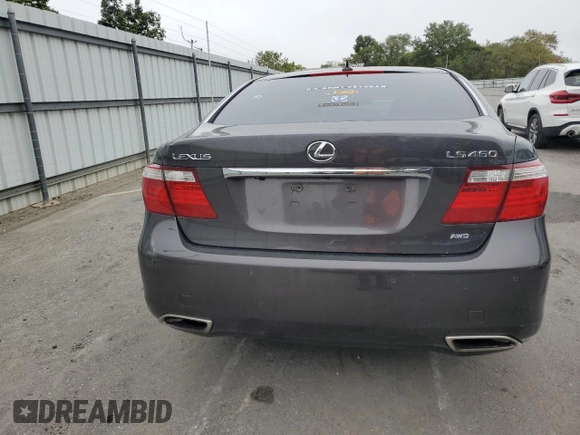 2009 Lexus LS 460 with VIN JTHCL46F695004169, listed as a Copart auction lot 72759814 with 139,316 mi miles and Salvage title. Bid and sale history available at DreamBid. Image 6.
