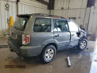 2007 Honda Pilot LX z VIN 5FNYF28107B025518, wystawiony jako Copart lot #58331775 z przebiegiem 130 641 mil mil oraz Nie do naprawy • Non repairable. Historia ofert i sprzedaży dostępna na DreamBid. Obrazek 3.