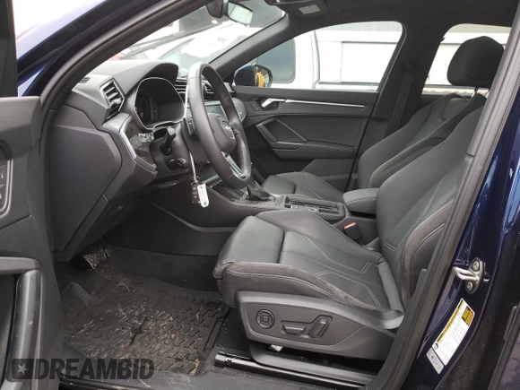 2021 Audi Q3 S line Premium Plus with VIN WA1EECF37M1113609, listed as a Copart auction lot 69698812 with 14,380 mi miles. Bid and sale history available at carsss.com. Image 7.