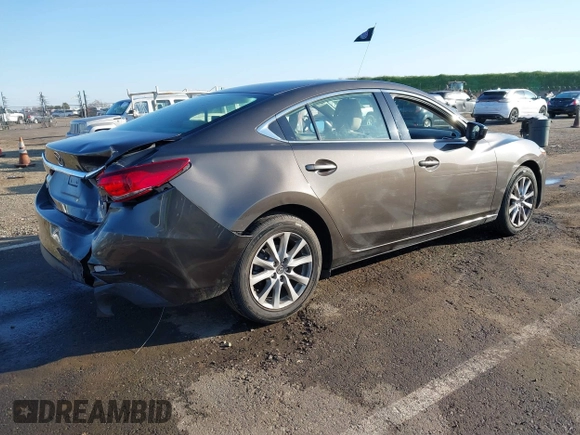 2016 Mazda Mazda6 i Sport with VIN JM1GJ1U50G1436343, listed as a IAAI auction lot 41760556 with 35,547 mi miles. Bid and sale history available at carsss.com. Image 4.