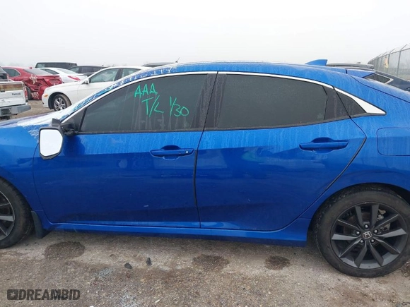 2020 Honda Civic Hatchback EX with VIN SHHFK7H69LU402576, listed as a IAAI auction lot 41483928 with 85,510 mi miles. Bid and sale history available at carsss.com. Image 14.