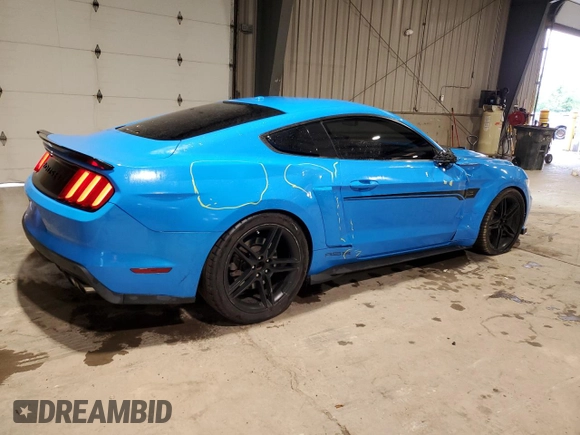 2017 Ford Mustang GT with VIN 1FA6P8CF2H5297023, listed as a Copart auction lot 58469245 with 51,588 mi miles and Salvage title. Bid and sale history available at DreamBid. Image 3.