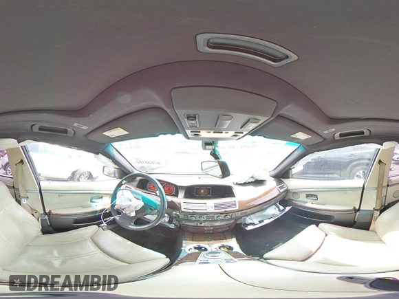 2008 BMW 7 Series 750Li with VIN WBAHN835X8DT84705, listed as a Copart auction lot 67658184 with 191,868 mi miles and Salvage Title. Bid and sale history available at DreamBid. Image 13.