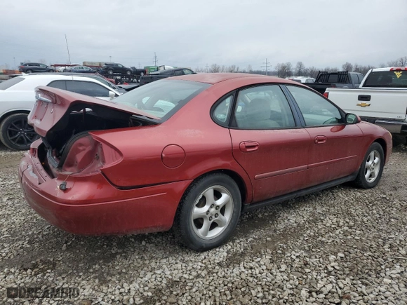 2001 Ford Taurus SES with VIN 1FAFP55U81G173858, listed as a Copart auction lot 44629655 with 217,406 mi miles and Salvage Title. Bid and sale history available at carsss.com. Image 3.