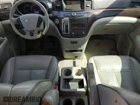 2014 Nissan Quest SV z VIN JN8AE2KP3E9100936, wystawiony jako Copart lot #46154645 z przebiegiem 129 084 mil mil oraz Szkoda całkowita • Salvage title. Historia ofert i sprzedaży dostępna na DreamBid. Obrazek 8.