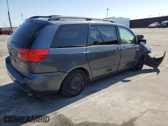 2008 Toyota Sienna CE with VIN 5TDZK23C68S199597, listed as a Copart auction lot 46152035 with Not Provided miles and Salvage Title. Bid and sale history available at DreamBid. Image 3.