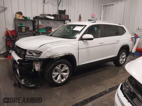 2018 Volkswagen Atlas SE with VIN 1V2KR2CA7JC574270, listed as a IAAI auction lot 41654110 with 104,440 mi miles and . Bid and sale history available at DreamBid. Image 22.