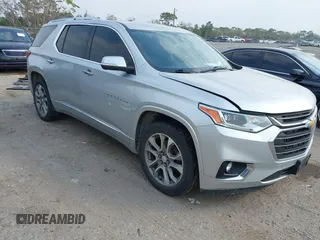2021 Chevrolet Traverse Premier with VIN 1GNEVKKW9MJ213346, listed as a IAAI auction lot 41591024 with 112,803 mi miles. Bid and sale history available at carsss.com. Image 1.