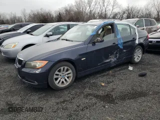 2006 BMW 3 Series 325xi with VIN WBAVD135X6KT80501, listed as a Copart auction lot 51793395 with 95,809 mi miles and Salvage Title. Bid and sale history available at carsss.com. Image 1.